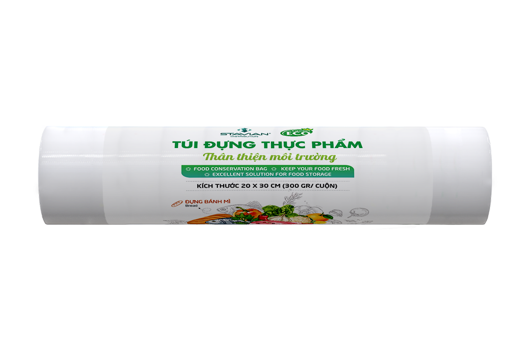 Túi đựng thực phẩm TTMT GREEN ECO 20x30cm (300g/cuộn)